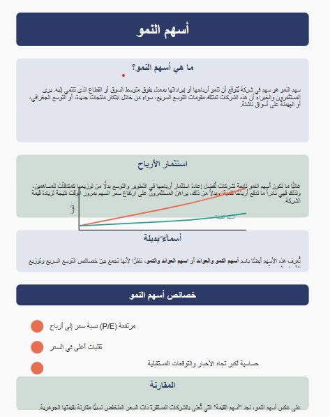 ما هي أسهم النمو؟