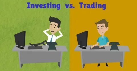 التداول مقابل الاسثتمار اختار الانسب لك