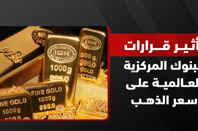 تأثير قرارات البنوك المركزية العالمية على سعر الذهب