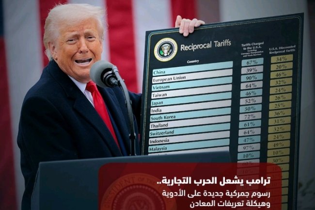 ترامب يشعل الحرب التجارية.. رسوم جمركية جديدة على الأدوية وهيكلة تعريفات المعادن 